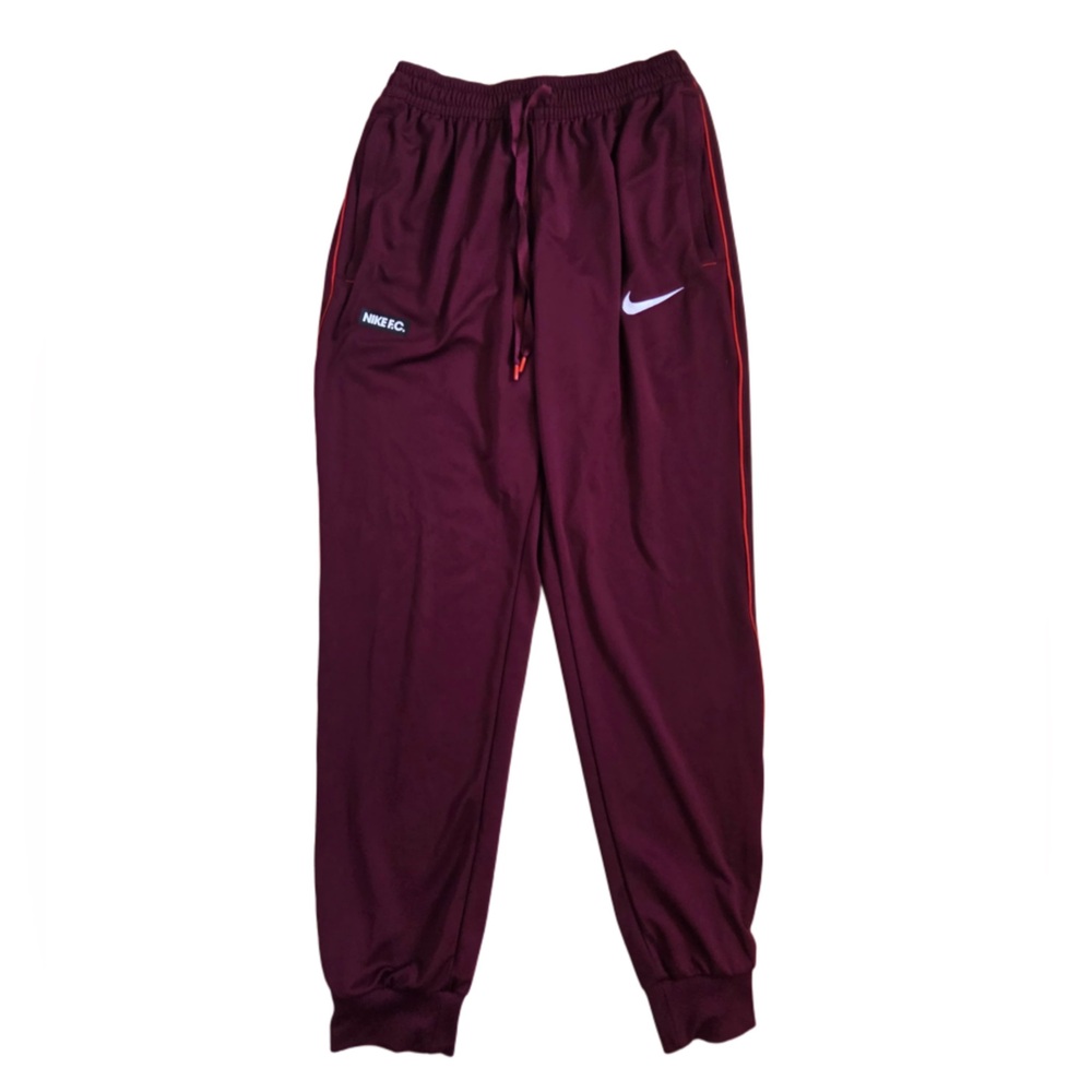 Nike Kids Burgundy Maroone Deep Red Wine Dri Fit Joggers